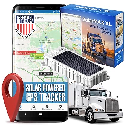 LoneStar Tracking Solar GPS Tracker for Vehicles - SolarMAX XL