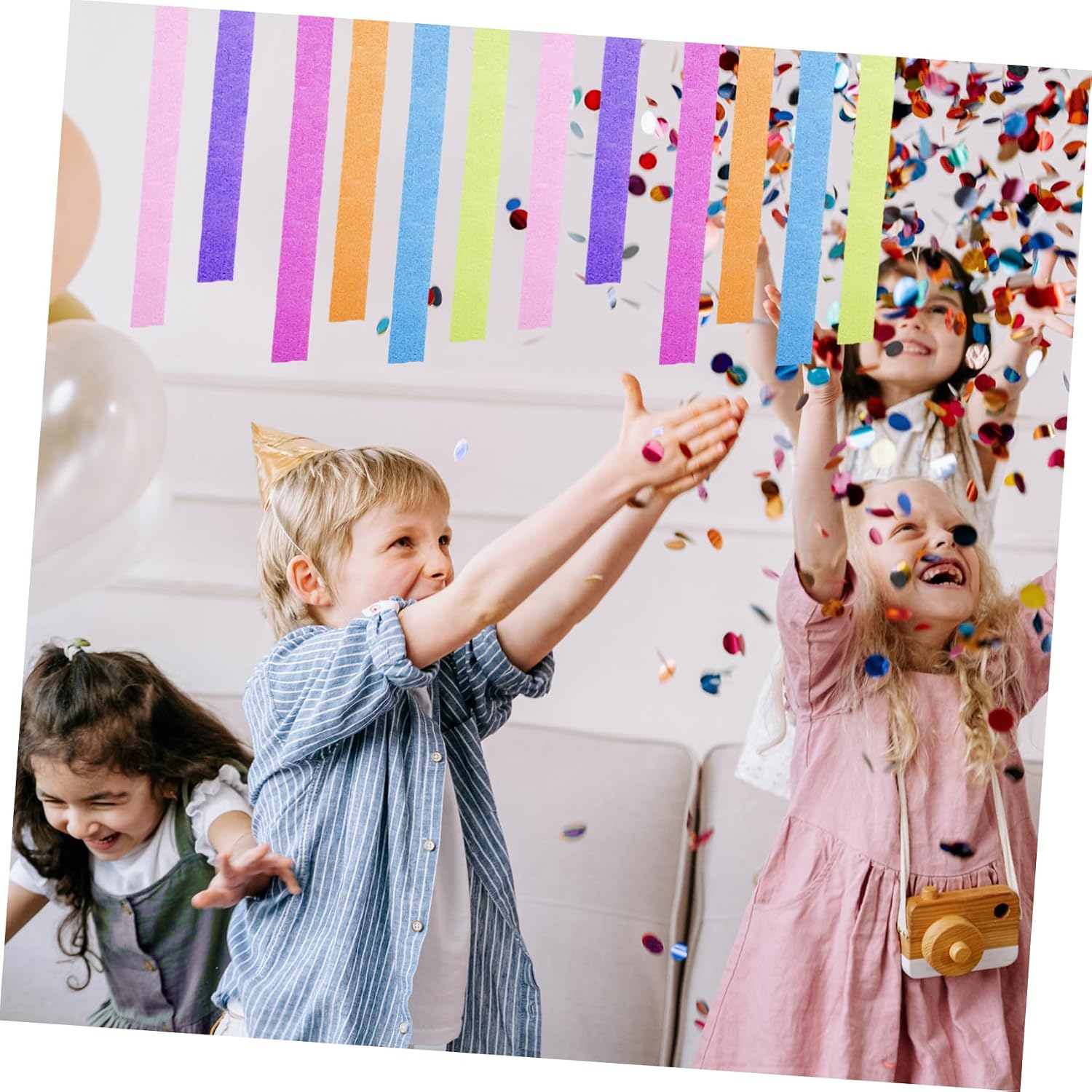 Paper Streamers Xmas 14pcs Crepe Paper Decorations for Wedding