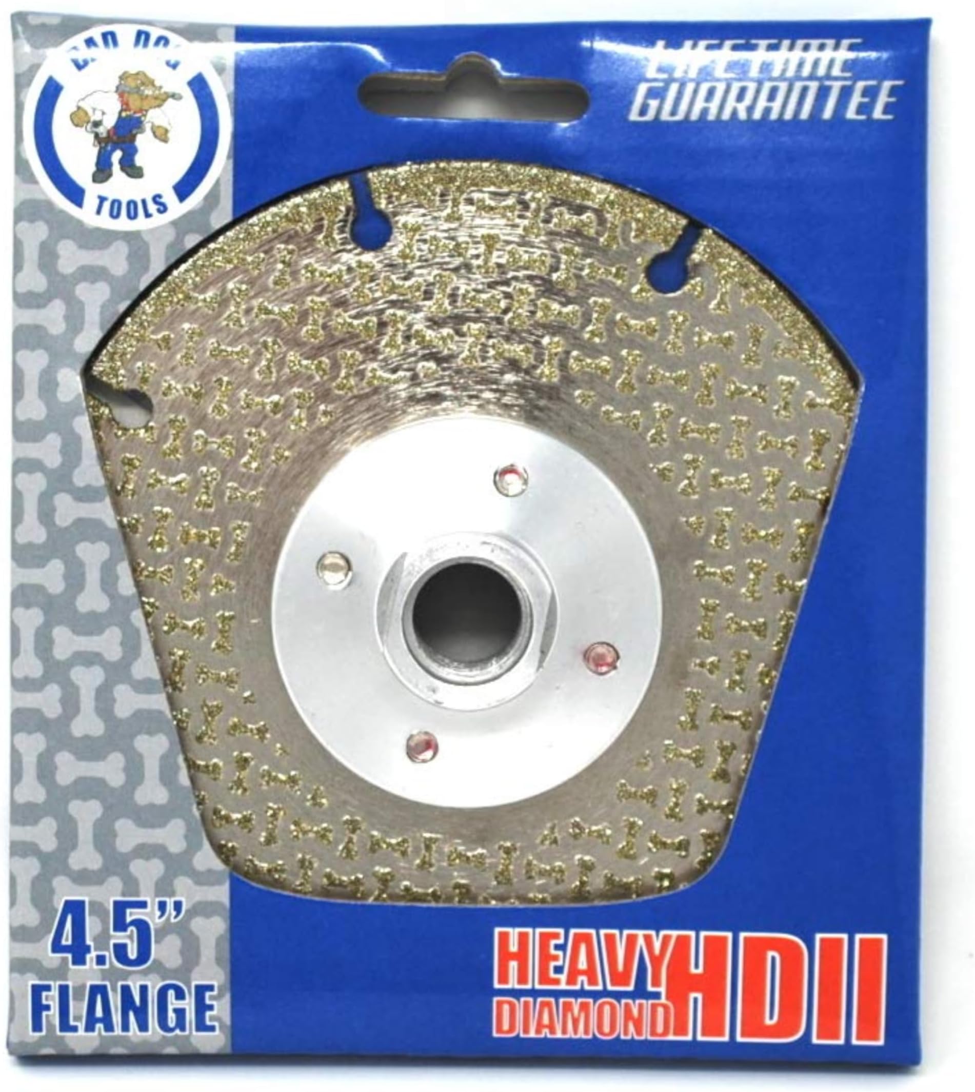 Tools 4.5” Flange Handi Disc Deux (HDII) Diamond Wheel for *Flush* Grinding, Sanding, and Cutting. Use on Iron, Steel, Brass, Tile, Stone, Brick, & Plastic. Use with an Angle Grinder.
