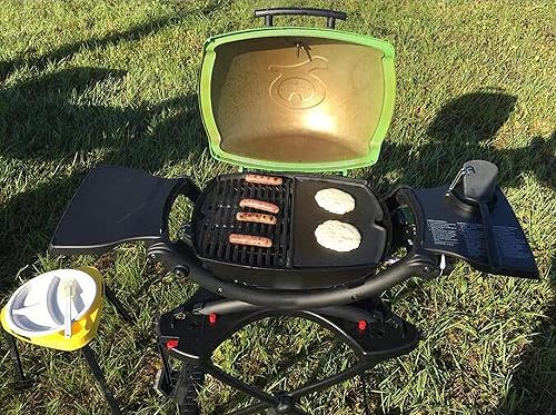 Miniatura 3 de Utheer Plancha de hierro fundido 6558, 6558 piezas de parrilla para parrillas de gas Weber Q100 Q120 Q140 Q1000 Q1200 Q1400 Series de 12.6 x 8.6