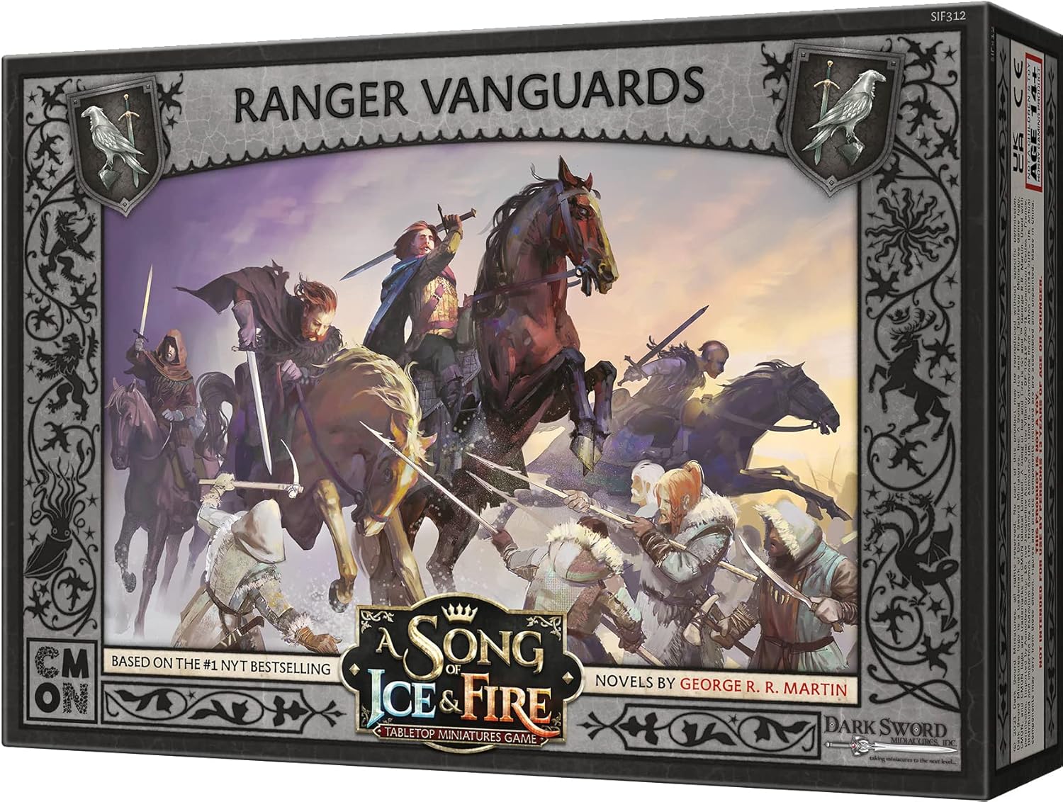 A Song of Ice and Fire Tabletop Night's Watch Ranger Vanguard Unit Box | Strategy Game for Teens and Adults | Ages 14+ | 2+ Players | Average Playtime 45-60 Minutes | Made by CMON