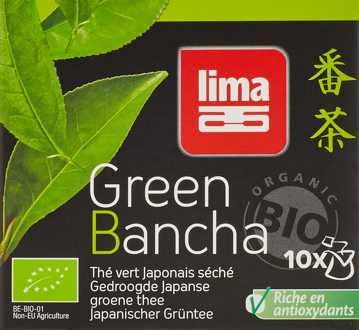 Lima Thé Vert Bancha 10 Sachets Bio Green Bancha 15g