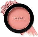 wet n wild Color Icon Blush, Effortless Matte Natural Sheer Glow & Seamless Blend, Luxuriously Infused Smooth Jojoba Oil, Cruelty-Free & Vegan - Pinch Me Pink