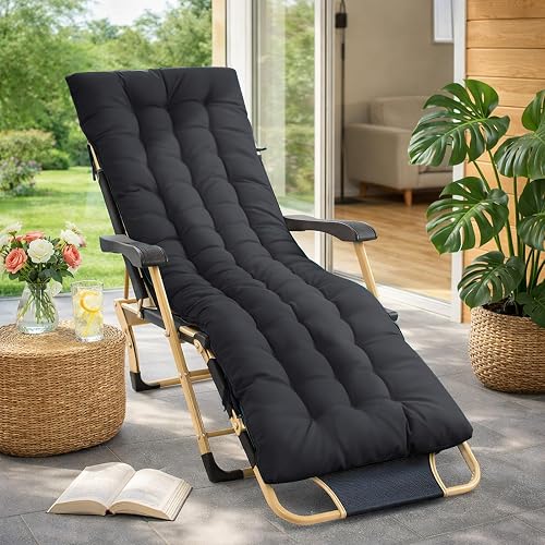Coussins pour Bains De Soleil，170x53x8 CM Chaise Longue J Bocguy