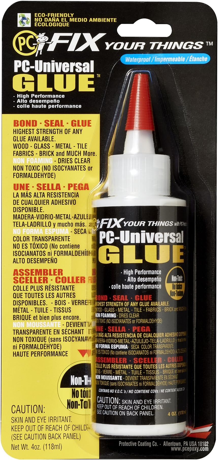 PC Products PC-Universal Glue, High Performance Adhesive, 4 oz, 804049