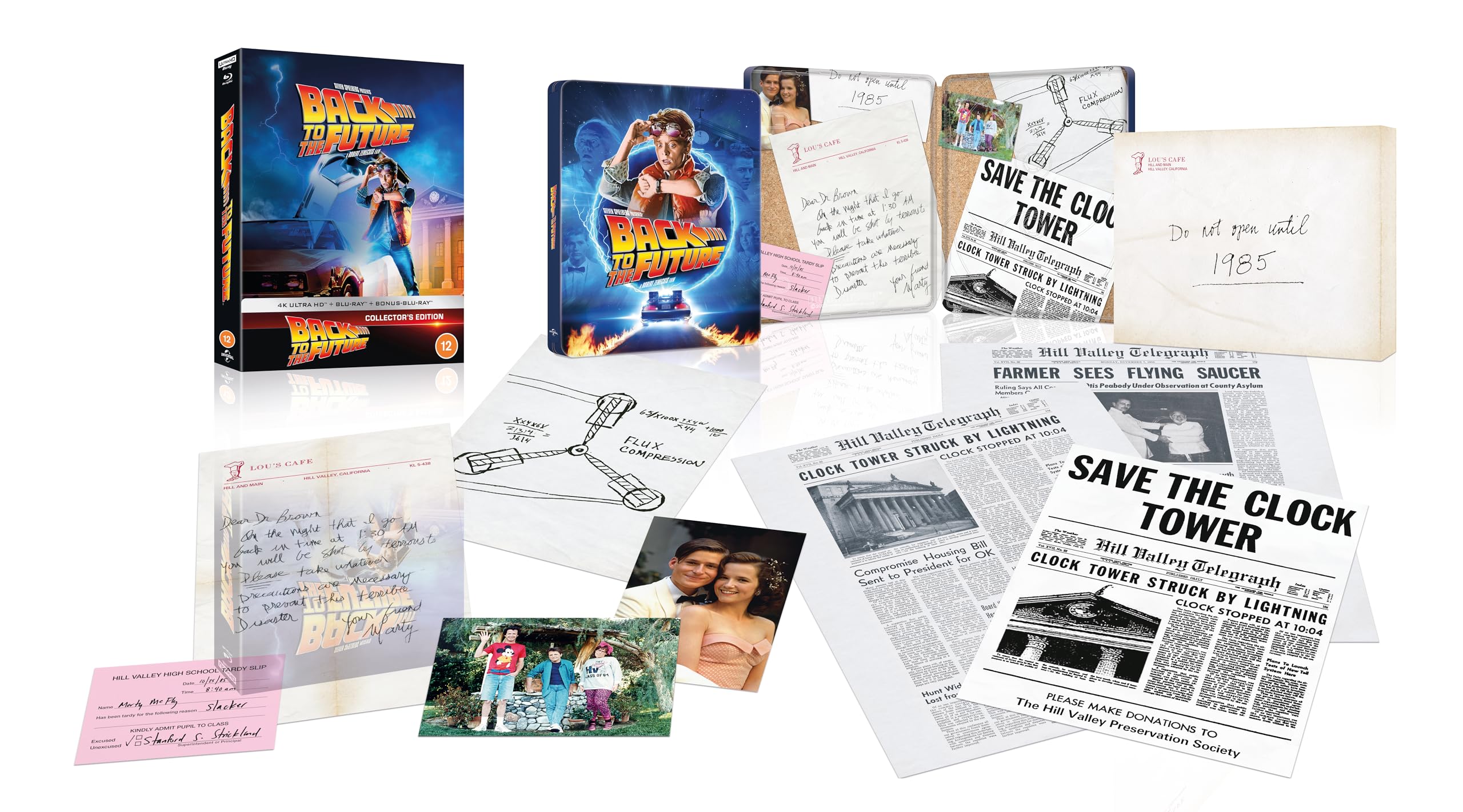 Back to the Future [4K Ultra HD & Blu-Ray] Collector's Limited Edition Steelbook