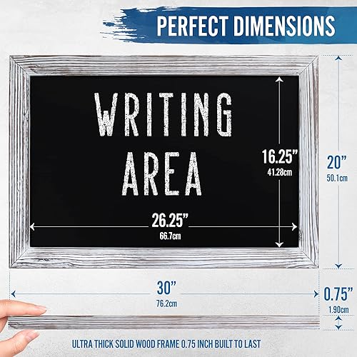 Miniatura 2 de HBCY Creations - Pizarras magnéticas de pared, estilo rústico