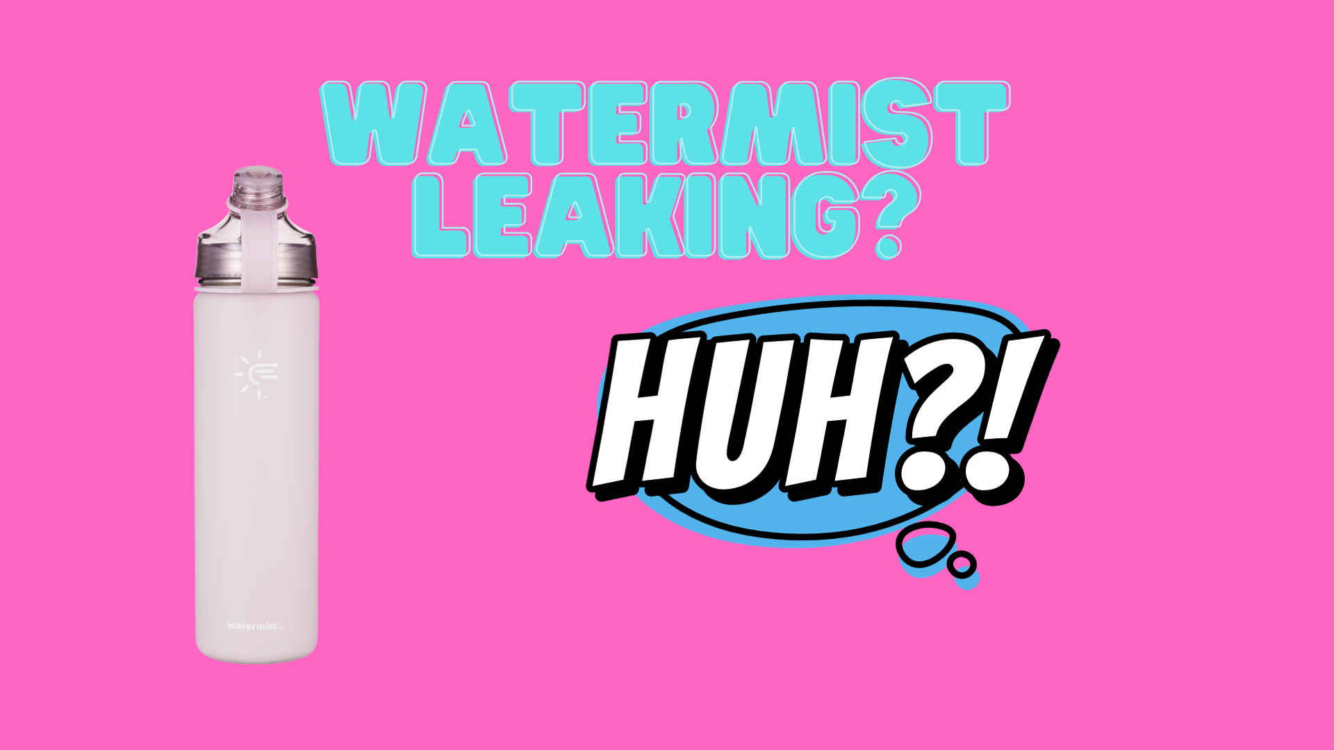 Amazon.com: Watermist Stainless Steel Water Bottle with Spray Mist