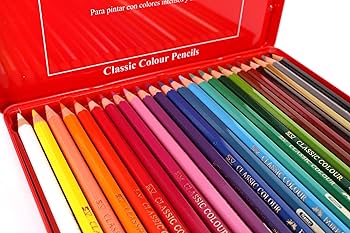 アープルペンソル 箱付き Amazon | Faber-Castell Classic 24-Colour Pencils in Metal