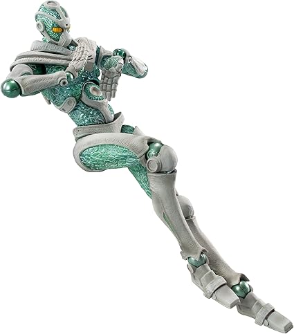 Amazon Com Medicos Jojo S Bizarre Adventure Part 3 Stardust Crusaders Hierophant Green Super Action Statue Released Toys Games