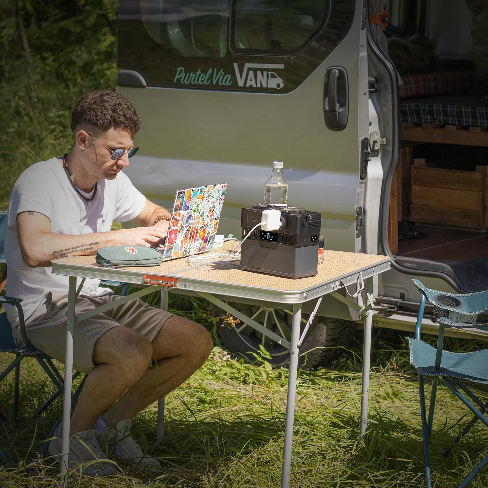 ALLPOWERS S300 Plus Tragbare Powerstation, 288Wh Solargenerator, Akku Stromgenerator Mobile Stromspeicher mit 300W AC/100W USB-C Ausgang, Batterie Backup, Outdoor Generator für Camping, Reise
