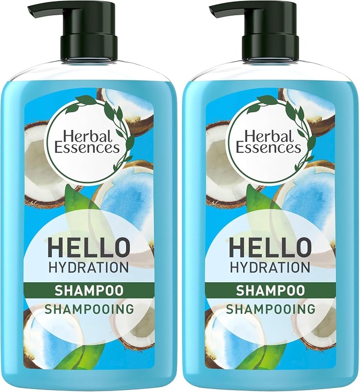 Herbal Essences Hello hydration shampoo shampooing for hair 29.2 FL OZ (Pack of 2)