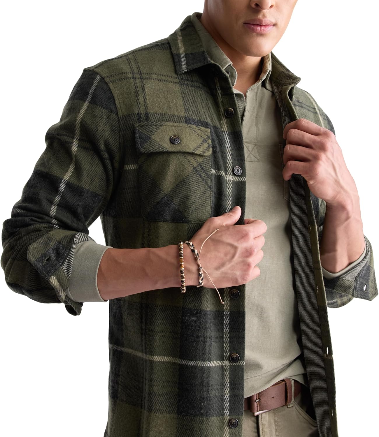 Buffalo David Bitton Mens Long Sleeve Button Down Blanket Shirt - Image 6