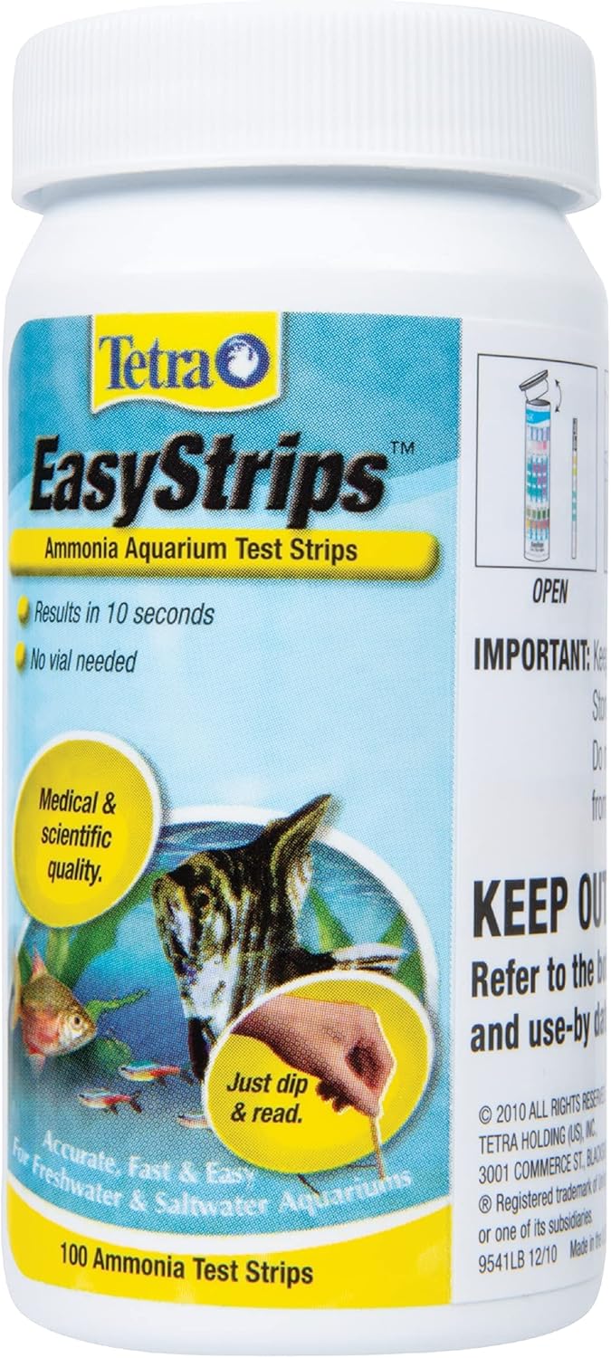 TETRA COMPLETE TEST STRIP KITEASY STRIPS25 AMMONIA 256 IN TEST