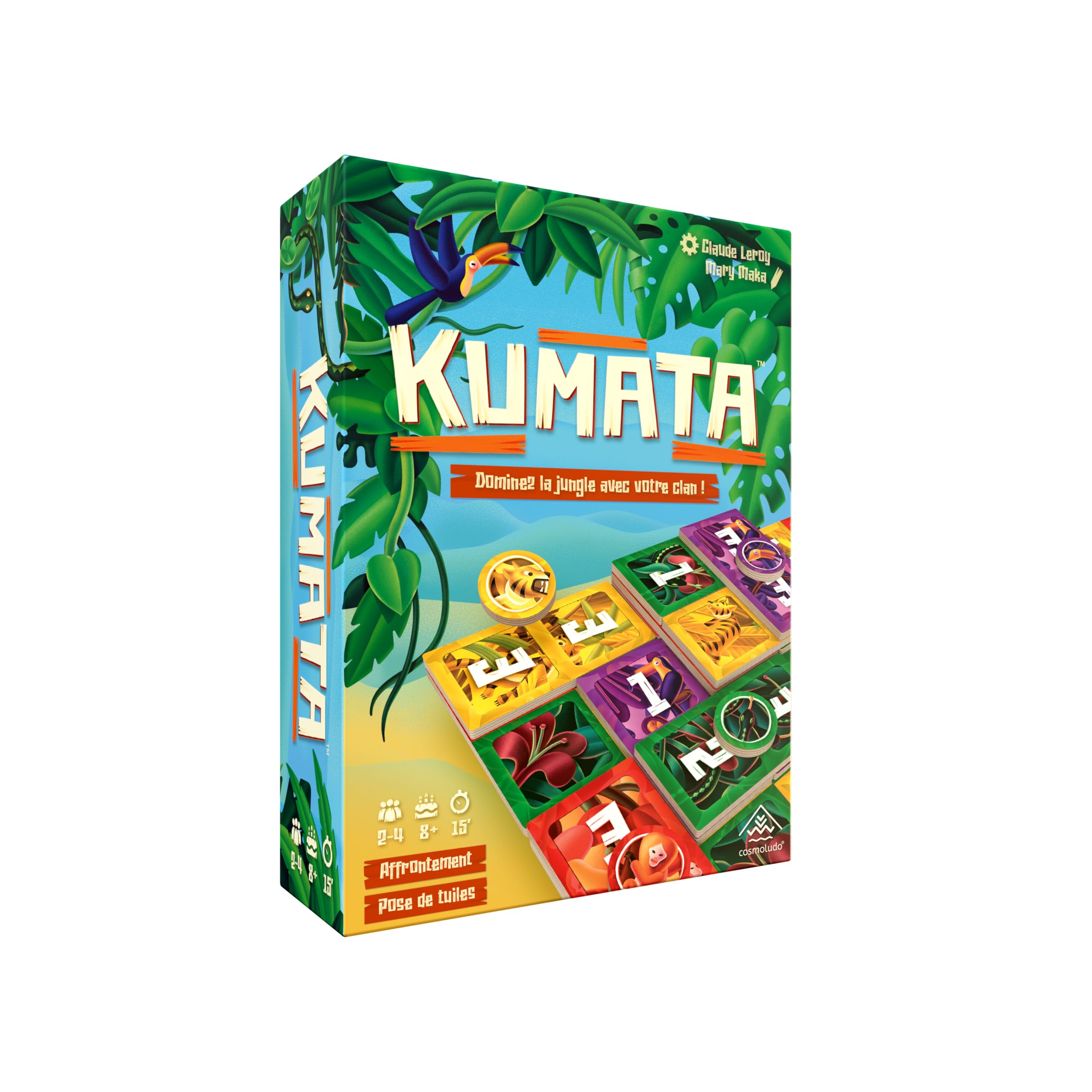 Blackrock Games Kumata, Dominos stratégiques 3D, 2-4 Joueurs dès 8 Ans