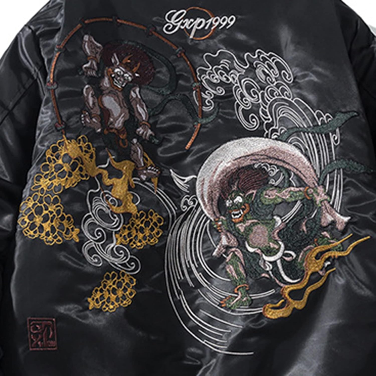 XYXIONGMAO Streetwear Bomber Jackets Windbreaker Techwear ghost embroidery pattern Clothes Flight Jacket for Men - Image 6