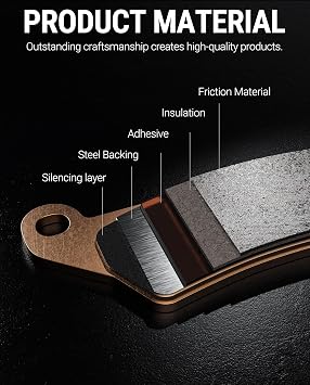 Front and Rear Brake Pads,Sintered Disc Brake Pad,Compatible with KTM 300 XC-W 2019-2025/250 SX-F 2005-2025/300 XC 2006-2019/350 XC-F 2011-2025(Sintered 2 Set)