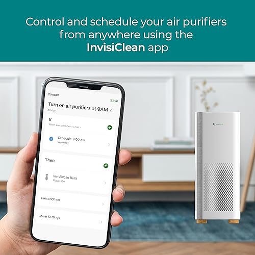 Miniatura 3 de Purificadores de aire para el hogar, cubiertas de habitación grande de 1500 pies cuadrados, filtro de aire HEPA verdadero de grado médico H13, ideal
