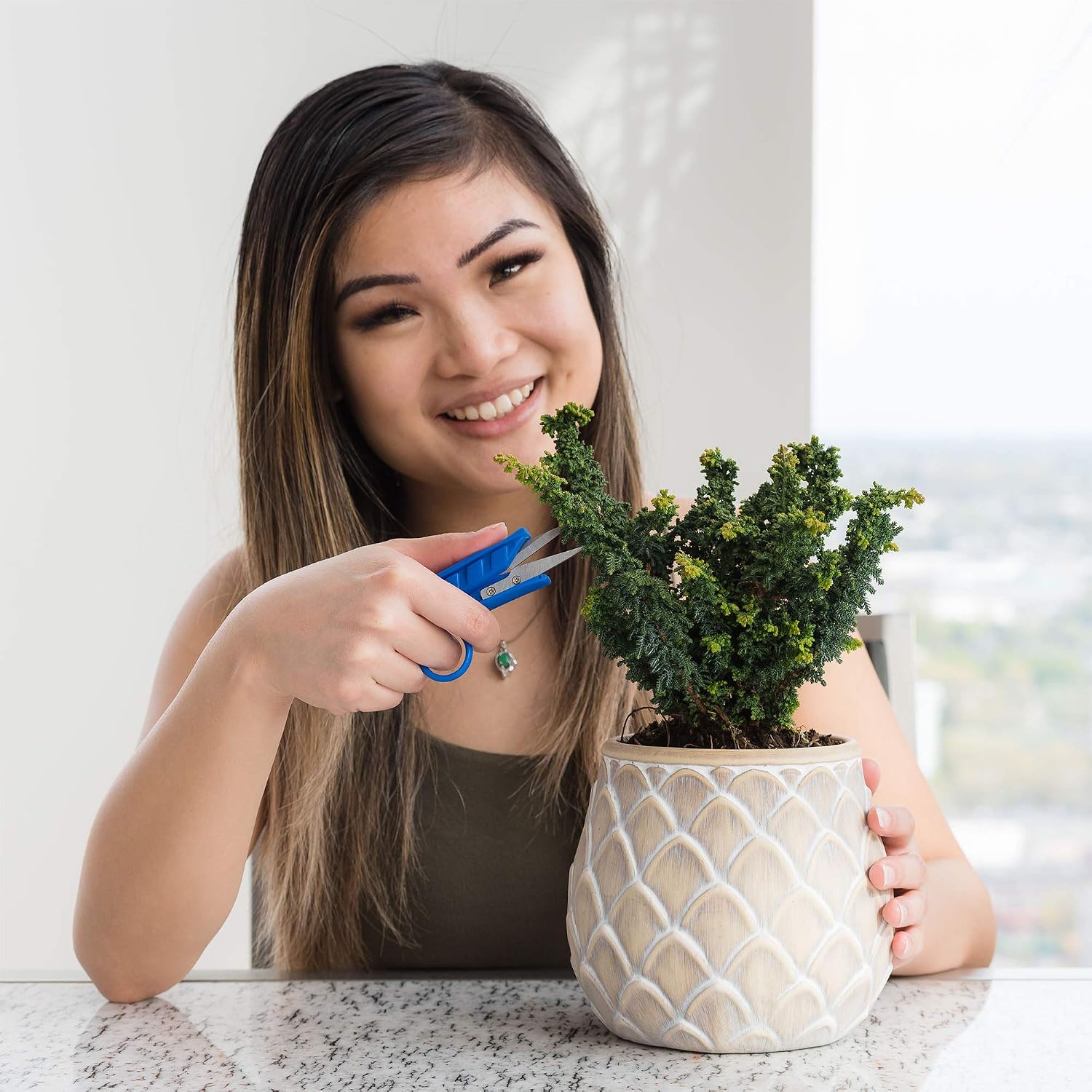 Happy Hydro - Mini Garden Clippers - Designed for Precise Pruning and Trimming - 5 Pack