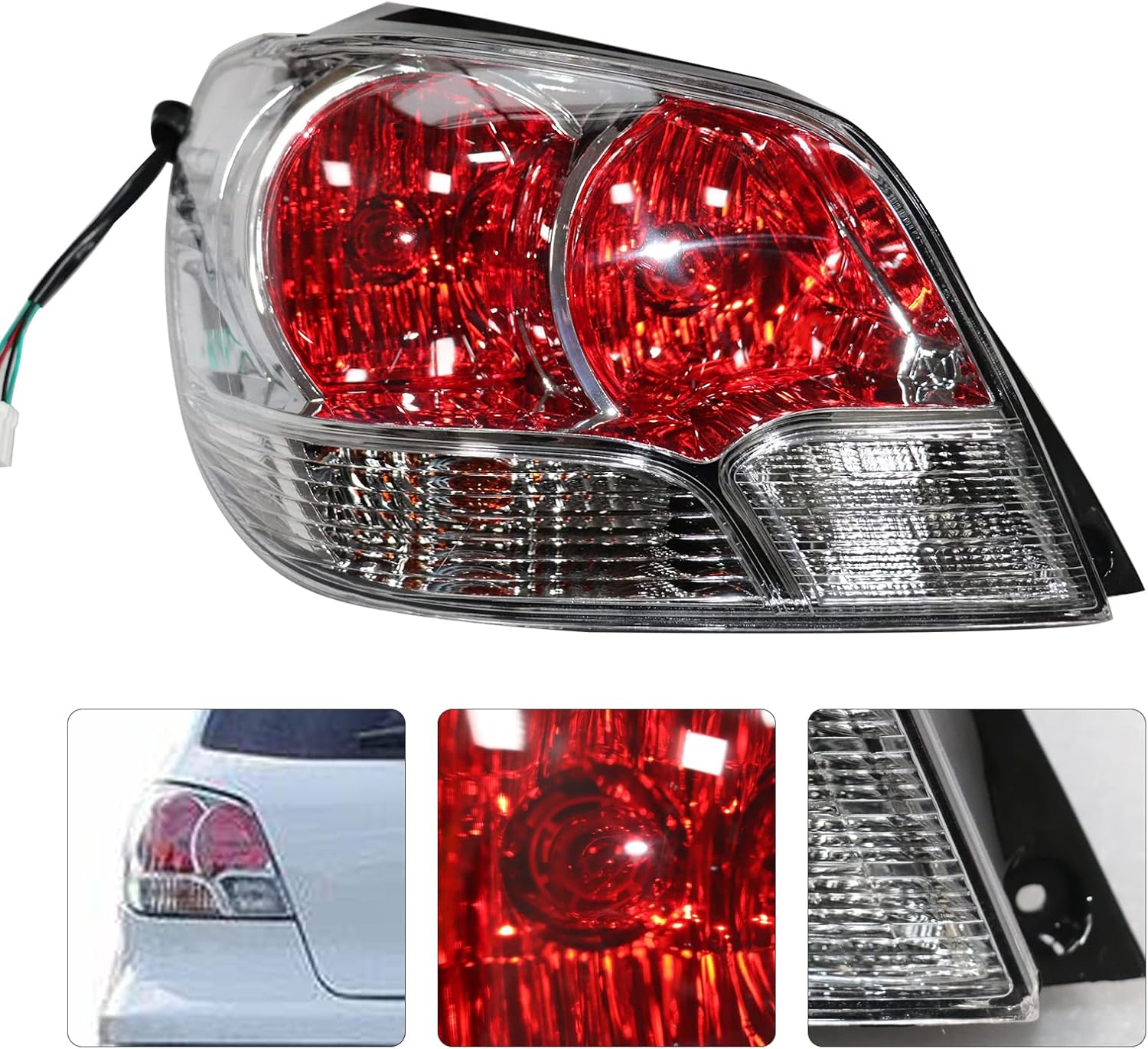 Tail Light Assembly, Fits Outlander 2002 2003 2004 2005 Left Driver and Right Passenger Side Lamp Replacement (Driver and Passenger Side)