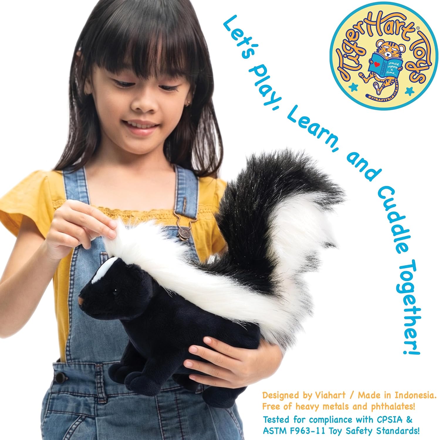 TigerHart Seymour the Skunk - 11 Inch Stuffed Animal Plush image 5
