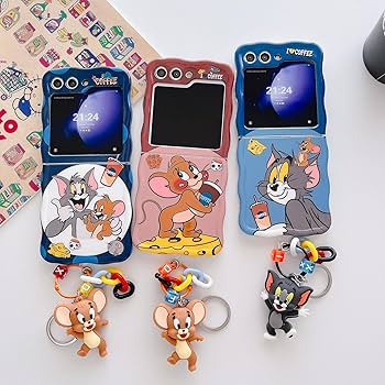 Galaxy Buds3 Pro シルバー + 未開封トムとジェリーケース Galaxy S21 A22 A52 A21 A20 A32 5G ケース トムとジェリー