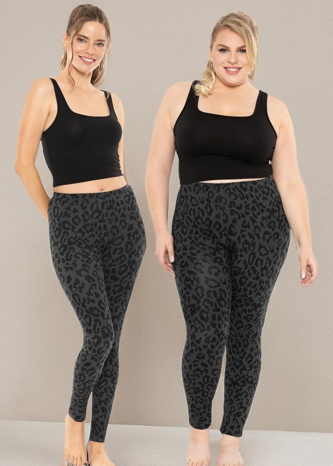 STRETCH IS COMFORT Women's and Plus Size Oh So Soft Knee & Full Length Leggings | Lots of Prints | Adult Sizes S-7X