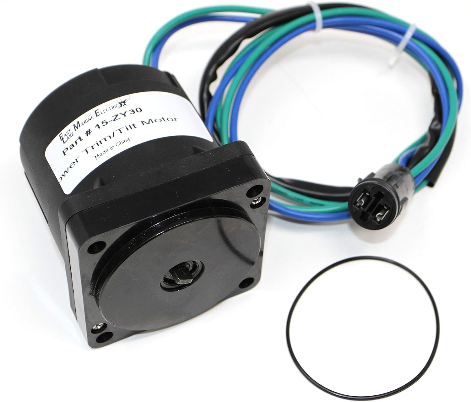 ELM Products Compatible with Power Tilt Motor 12V Honda 75-225 Suzuki 150-300HP 4-Bolt Mount 2-Wires