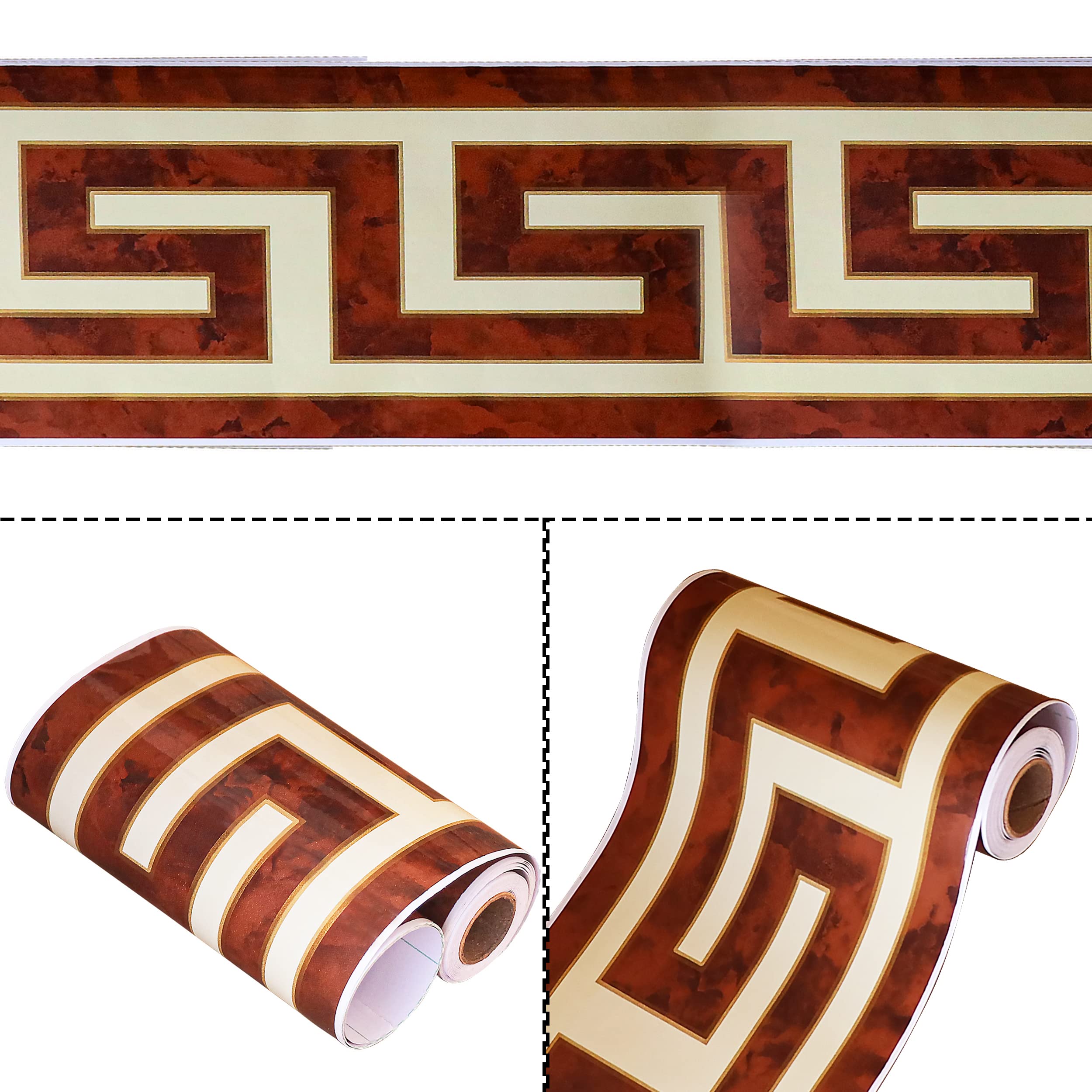 Buy Soyizom PVC Wallpaper Border Modern Geometric Wall Covering Borders