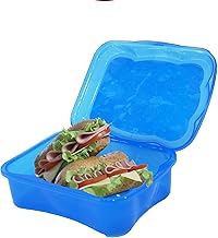 لانش بوكس جوي من الوطنية، لون أزرق شفاف، سعة 800 ملليلتر