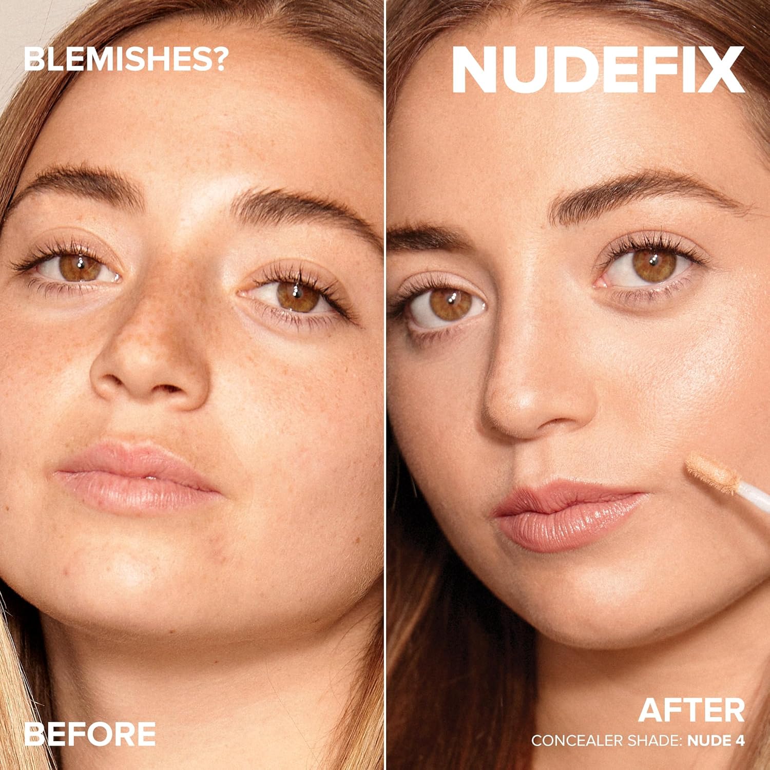 Nudestix NUDEFIX Cream Concealer – Hydrating, Buildable Liquid Concealer for Dark Circles, Redness & Blemishes | Skincare-Infused, Natural Finish | Clean, Vegan & Fragrance-Free - Image 10