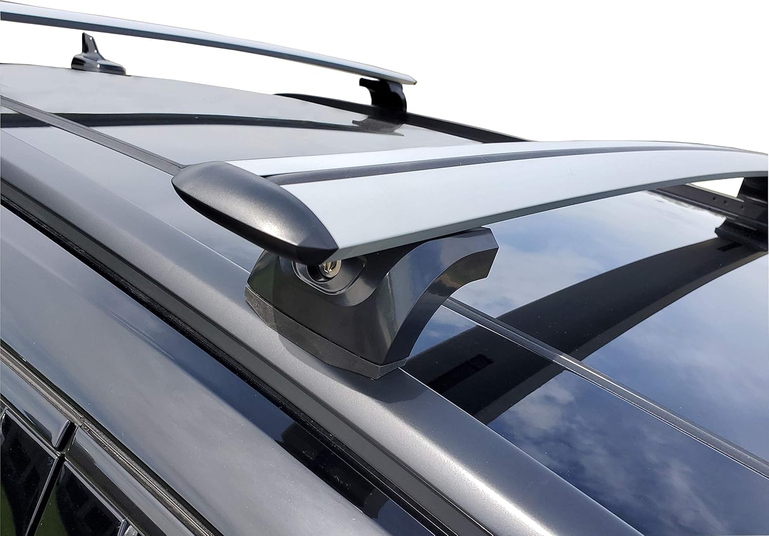 BRIGHTLINES Heavy Duty Anti-Theft Premium Aluminum Roof Bars Roof Rack Crossbars Compatible with 2017 2018 2019 2020 2021 2022 2023 2024 2025 2026 Audi Q7