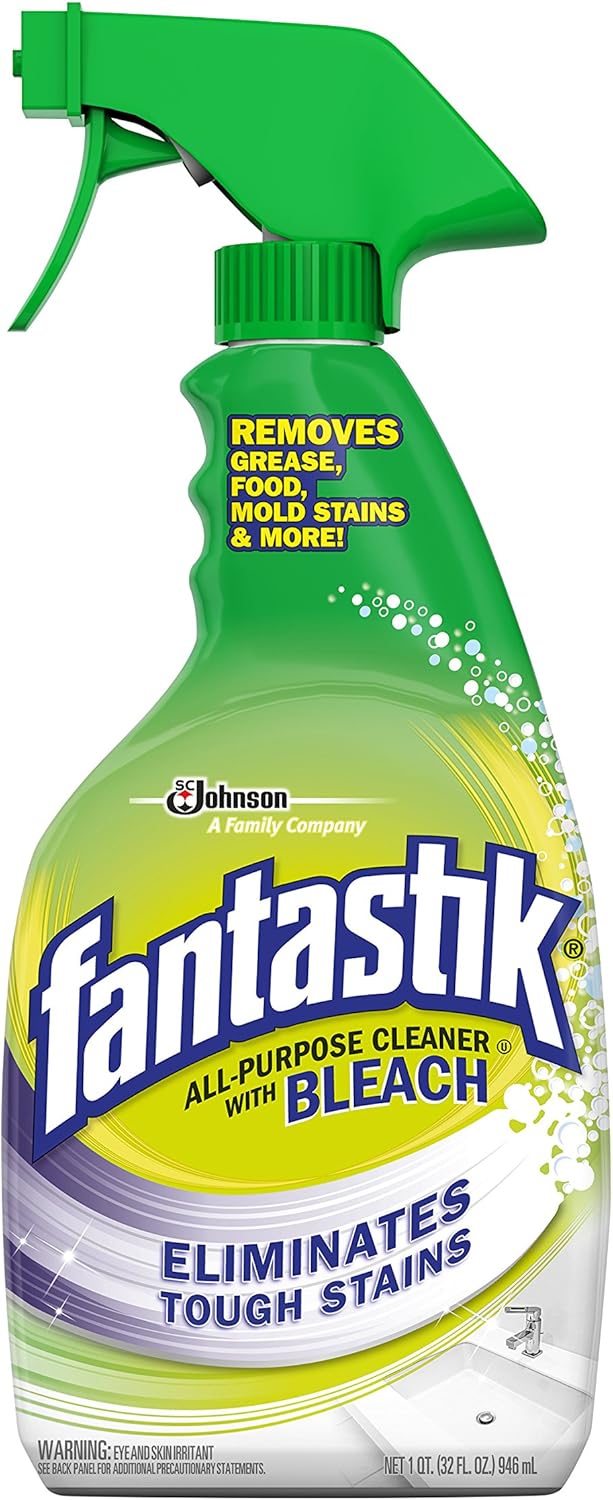 Fantastik AllPurpose Cleaner with Bleach, 32 Ounce Trigger