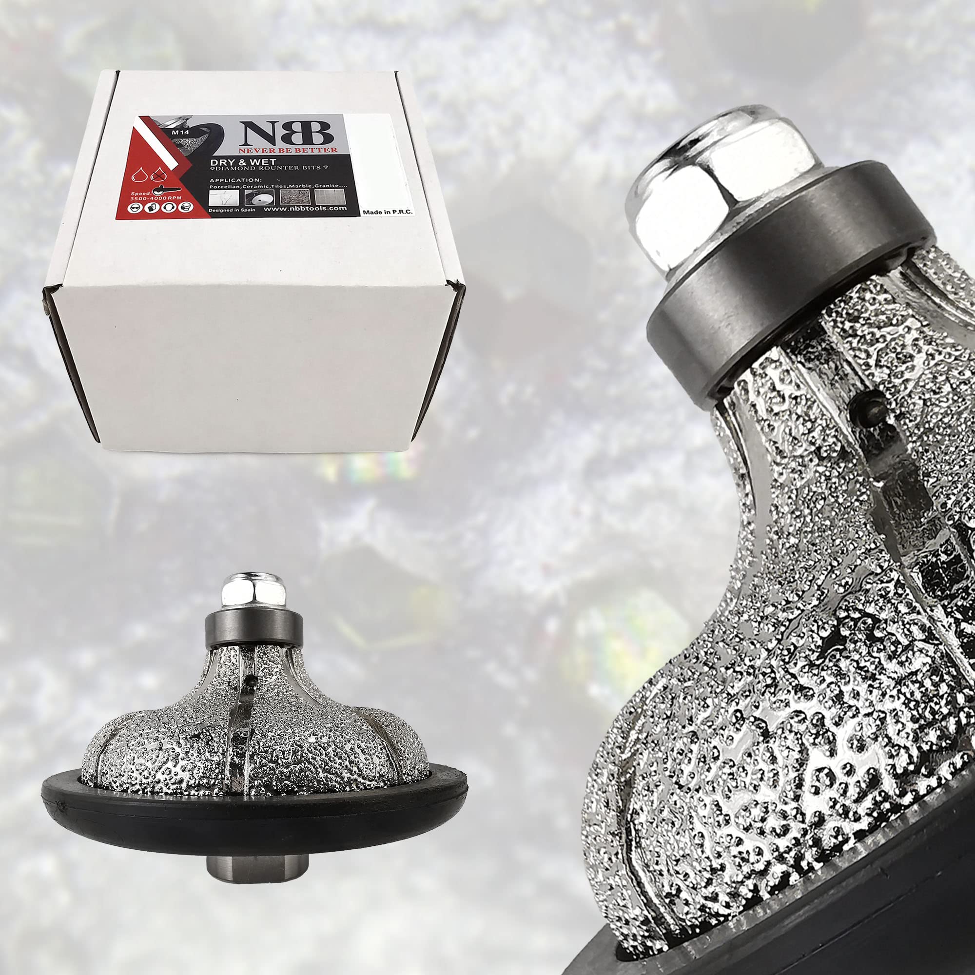 NBB Diamond Profile Wheel Diamond Router Bit Diamond Milling Drill ...