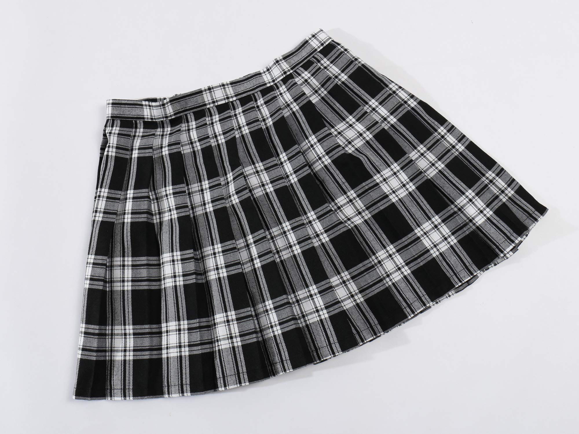 Beautifulfashionlife Faldas Casuales Faldas de Trajes Plisados de Cintura Alta para Mujer