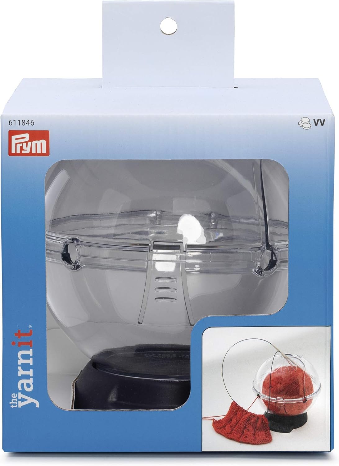 Prym 611 846 Ergonomic Yarnit Wool Holder/Dispenser x 1, Purple, One Size