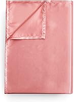 Vista 20 de Sábana encimera de satén tamaño individual, de lujo y suave como la seda, color azul bebé