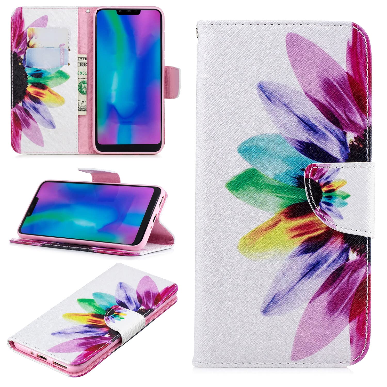 Custodia Portafoglio In PU Per Motorola Moto G14 – Con Supporto E Chiusura Magnetica, Colore Barca