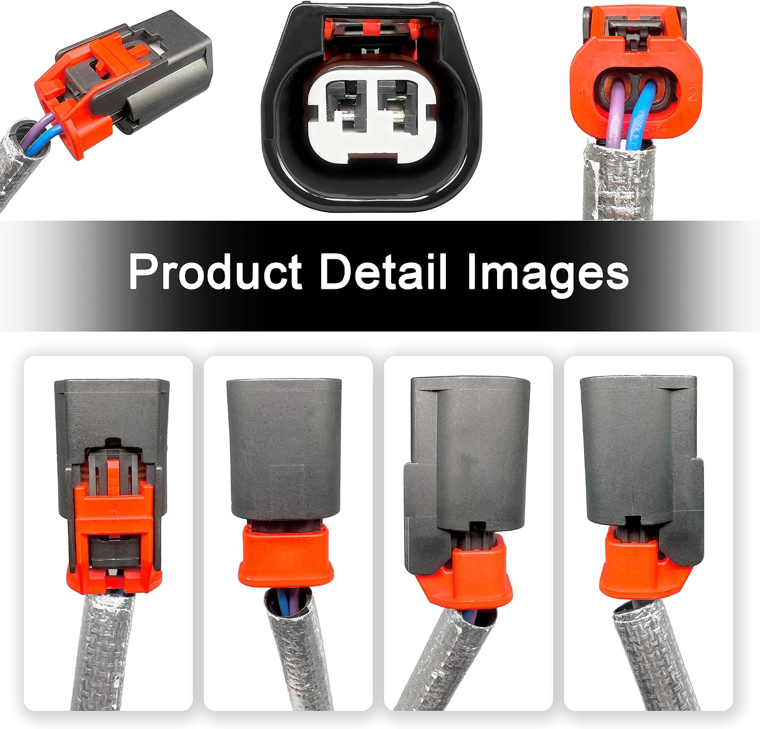 68085202AD Ignition Knock Detonation Sensor Harness Compatible With Jeep Wrangler 3.6L V6 2012 2013 2014 2015 2016 & Ram 1500 3.6L V6 2013 2014 2015 2016 Replaces 68085202AB,68085202AC