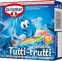 Dr.Oetker Dr. Oetker Gelatina Em Pó Sabor Tutti-Frutti Sobremesa Com Sabor E Consistência Deliciosa Para Toda A Família Fácil De Fazer 20G