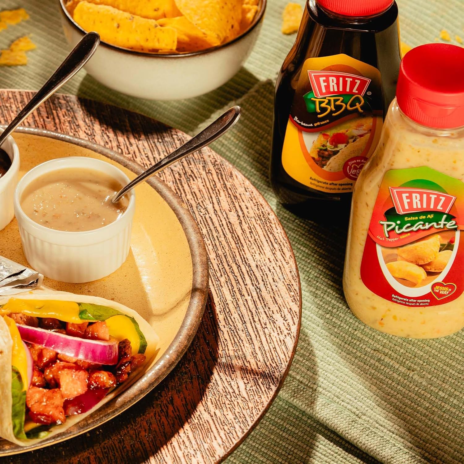 FRITZ Hot Sauce (250 g) - Especially Ideal for your meals, Hot Dogs, Burgers, Sandwiches - Enhances Flavors and Adds a Hot Kick (3 Pack)