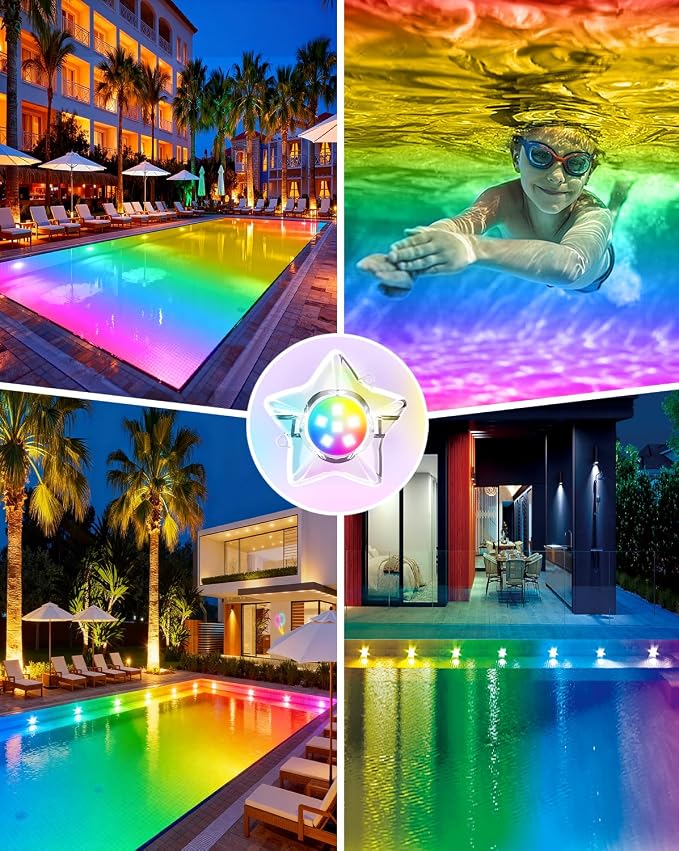 Luces LED para Piscina RGBIC 100FT - Conectadas y Control Remoto miniatura 8