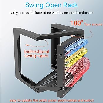 Amazon.com: Server Rack Wall Mount 9U with Swing Open, Wall
