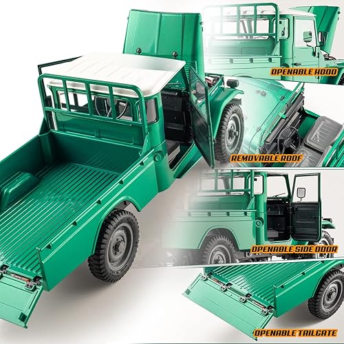 Miniatura 6 de 1/12 4x4 RC Rock Crawler, Hobby 4WD Off Road RC Cars, auto de control remoto RTR, camión RC para adultos, todos los terrenos Hobby RC modelo de