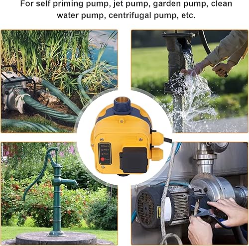 Miniatura 4 de Interruptor de presión de bomba de agua G1in Controlador de presión automático impermeable IP65 Protección 10A (enchufe de EE. UU. 110V-120V 0.75kw)