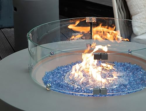 Miniatura 8 de Todas las pantallas de viento para fogatas y tapa de acero inoxidable de ELEMENTI  ELEMENTI Plus y MODENO (tapa de horno, tapa cuadrada de 20.7