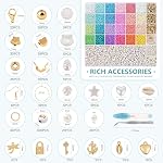 11000+ Bracelet Making Kit, 24 Colors 3mm Seed Beads for Bracelet Jewelry Making, Beads for Bracelets Jewellery Making, DIY Crafts Gifts Friendship Bracelet Kit for Women