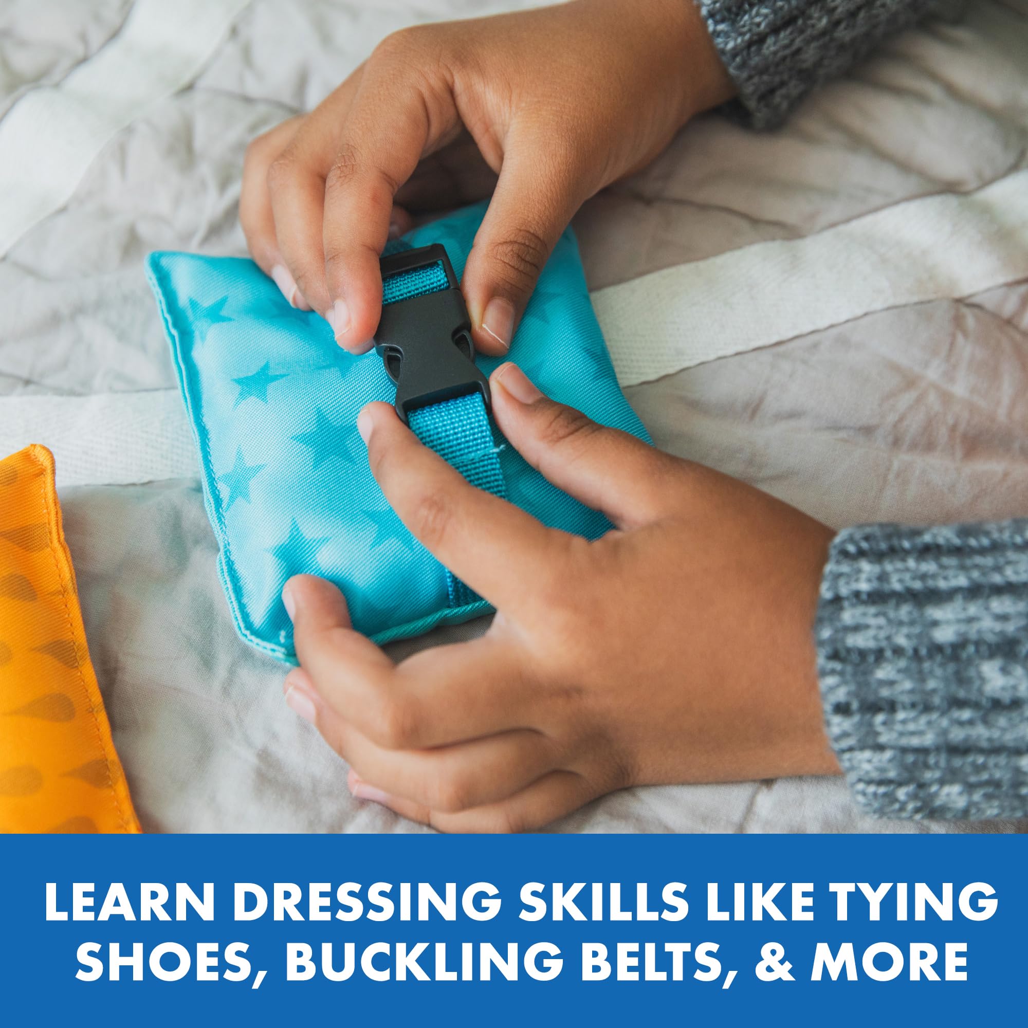 Image secondaire de Sacs de Haricots Montessori pour Compétences d'Habillage - Apprentissage Ludique