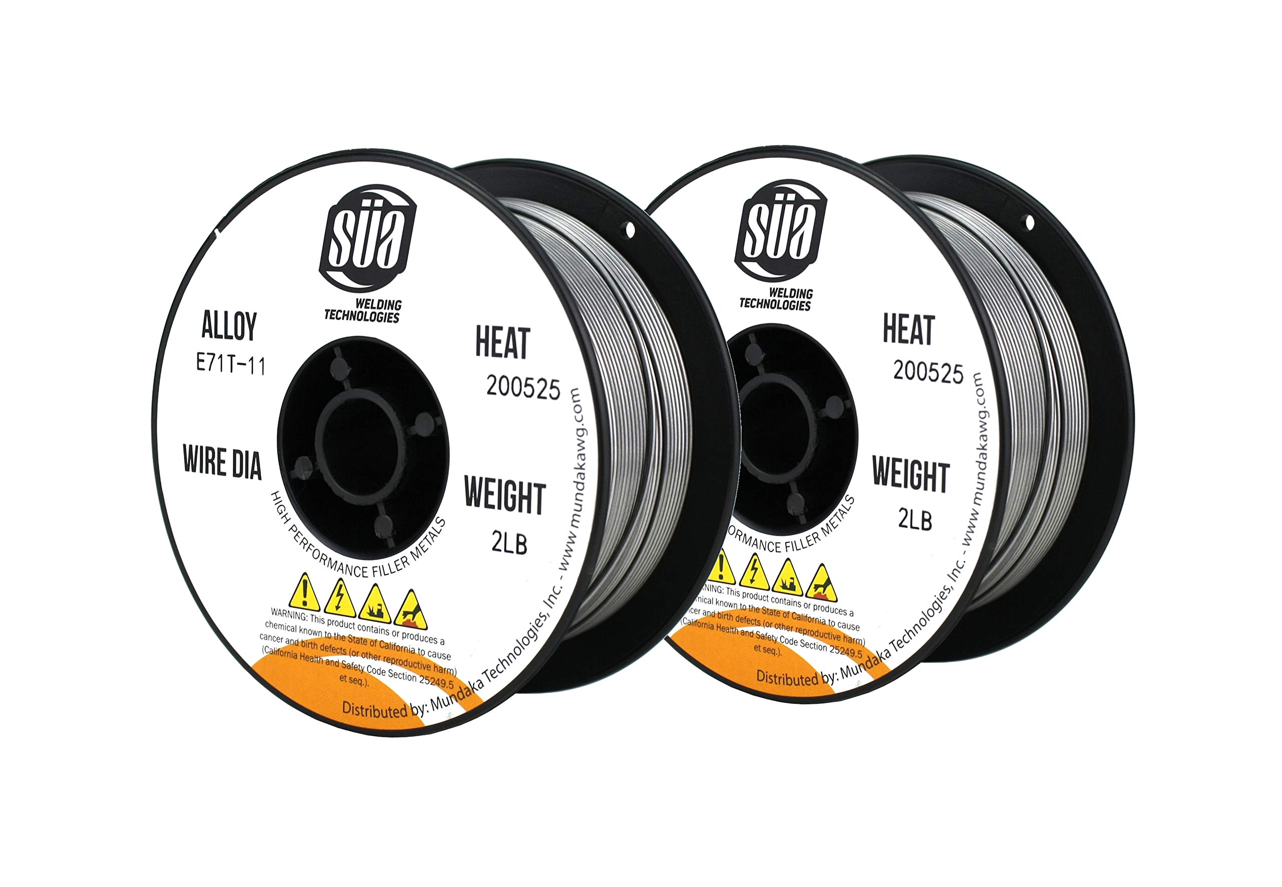 SÜA® - E71T-11 - Fluxcored MIG Wire - GASLESS - Multiple Pass - 2 Lb Spool x 0.035