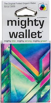 mighty wallet - Ultra Slim Minimalist Tyvek Wallet for Men, Thin Front Pocket Card Holder, Tear Resistant Lightweight Bifold, Original Paper Wallet, Future14, One Size, Mighty Wallet